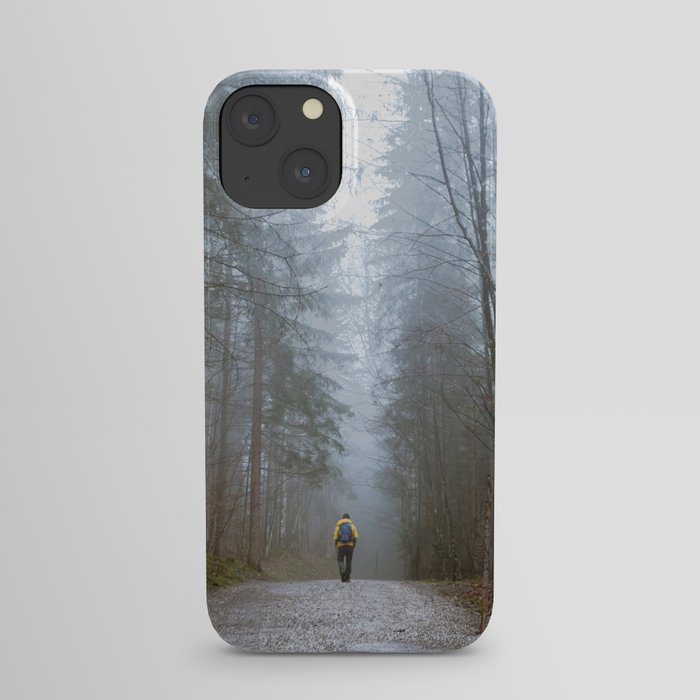Autumn Adventure - Foggy Forest iPhone Case