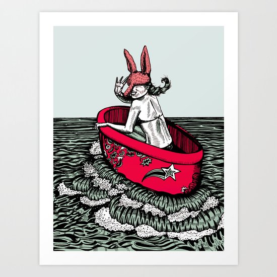 Bye Bye Art Print