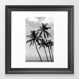 Exotic Tropix #145 Framed Art Print | Blacktropix, California, Palmtrees, Palmtree, Black And White, Kauai, Tropical, Beach, Maui, Tropix 