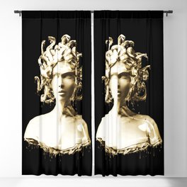 Gold Medusa Blackout Curtain