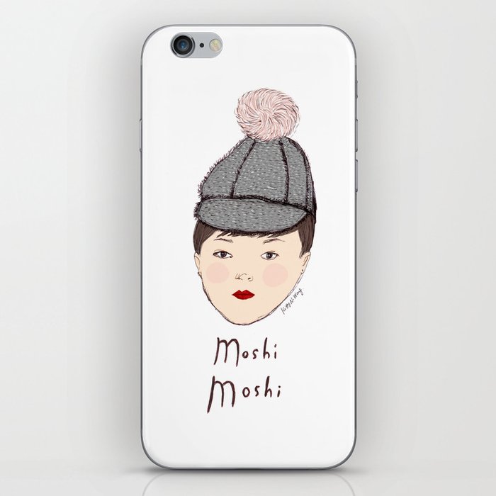 Moshi Moshi - White and Pink iPhone Skin