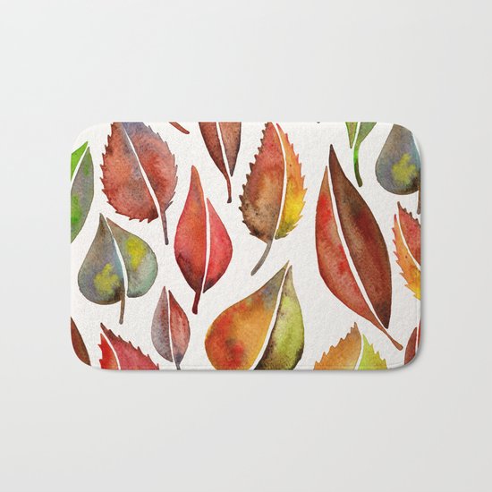 Autumn Leaves Bath Mat