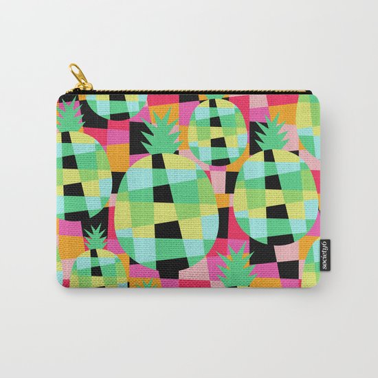 Pop-Pineapple Carry-All Pouch