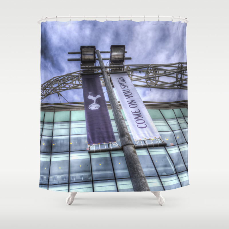 Spurs Wembley Stadium Shower Curtain, Spurs Shower Curtain