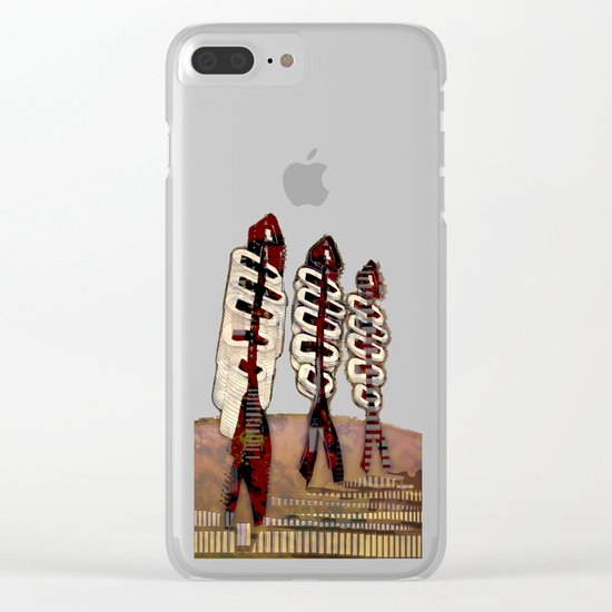 Atlante 18·5·16 / Fish Spines Clear iPhone Case
