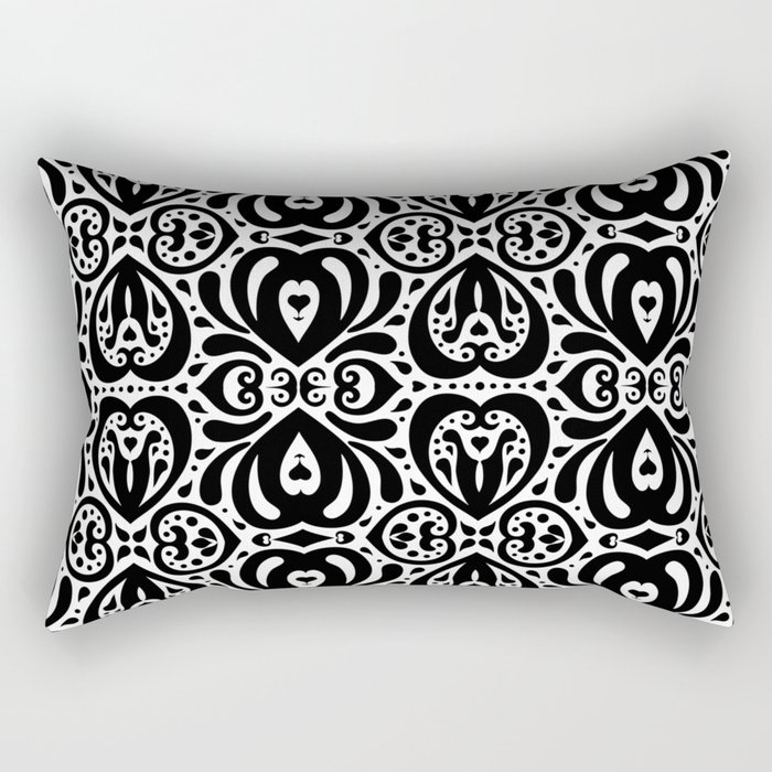 Two of Hearts Rectangular Pillow