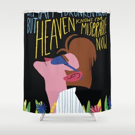 The Smiths - Heaven knows I'm miserable now Shower Curtain