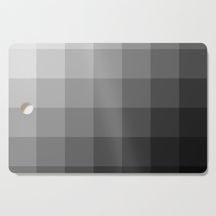 Grey, Black & White Cutting Board