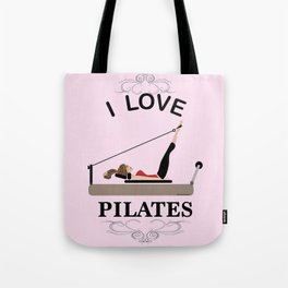 I love pilates Tote Bag