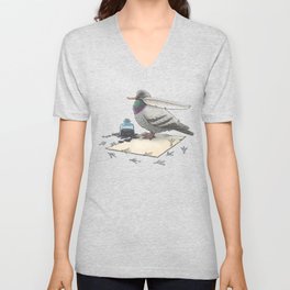 Pigeon Post V Neck T Shirt