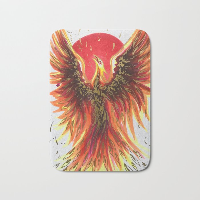 Phoenix Rising Bath Mat
