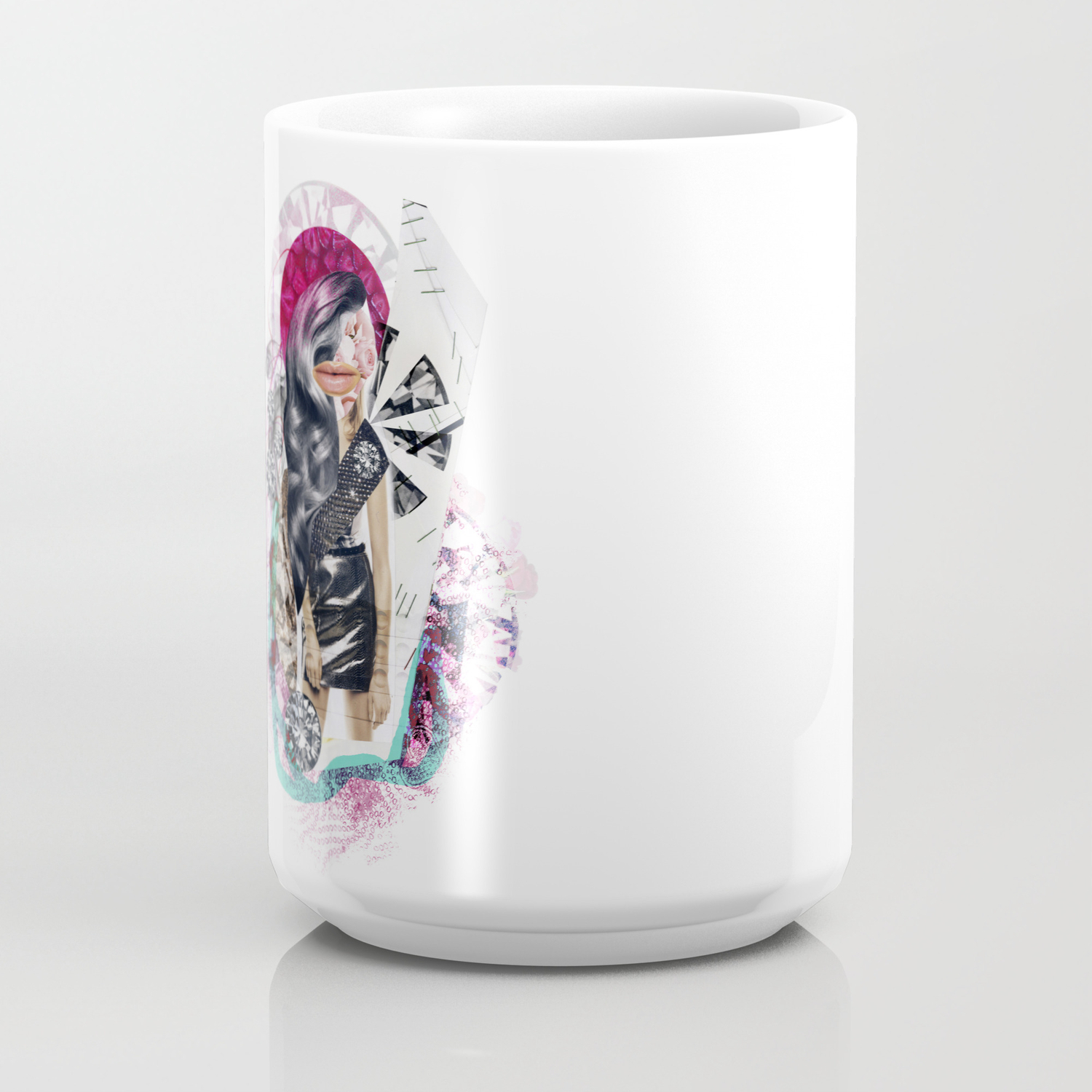 Ideal Gift DIAMONDS ARE A GIRLS BEST FRIEND STAFFIE Novelty Printed Mug 