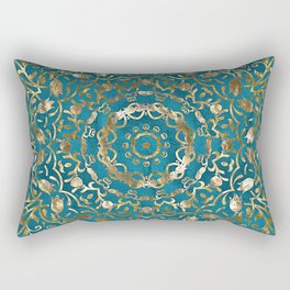 Moroccan Style Mandala Rectangular Pillow