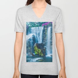 Waterfall V Neck T Shirt