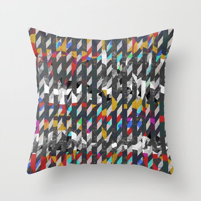 Colorful noise Throw Pillow