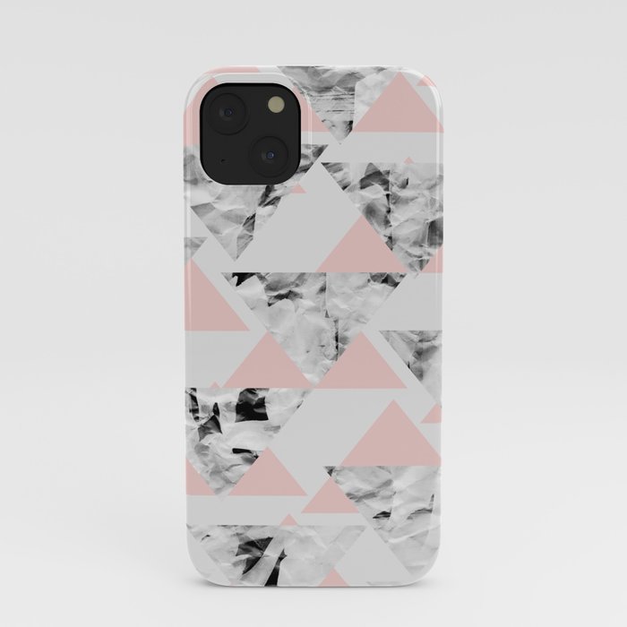 Pink Triangles iPhone Case