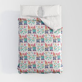 Gnome Love Pattern Comforter