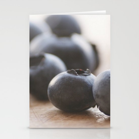 Blue Fruit Stationery Cards