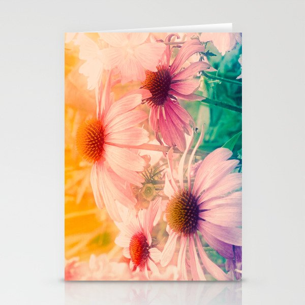 Happy Summerflowers Pastell Stationery Cards