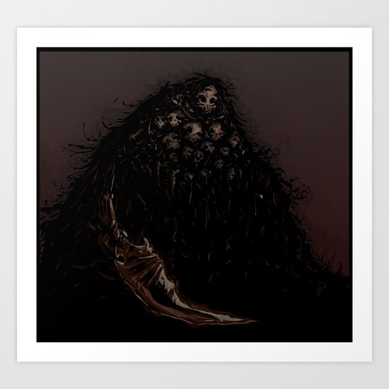Gravelord Nito - Dark Souls Art Print
