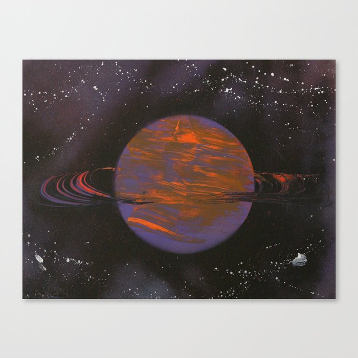 Ring Planet Canvas Print