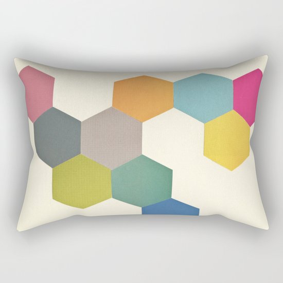 Honeycomb I Rectangular Pillow