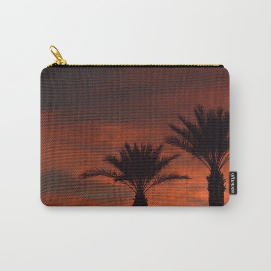 Palm Sunset - II Carry-All Pouch