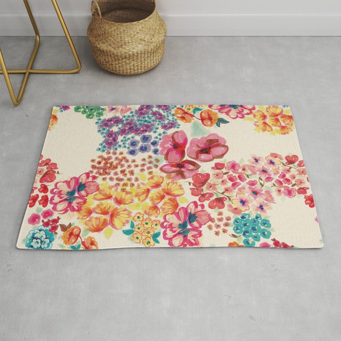 Flowers Rug by moniquilla | Society6