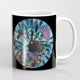 Peacock - Paper cut design Coffee Mug