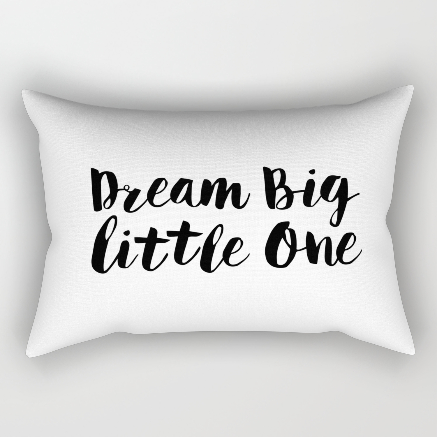 Dream Big Little One Black White Minimalist Childrens Room Nursery