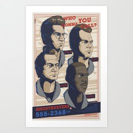 Ghostbusters 30th Anniversary Poster / VARIANT Art Print