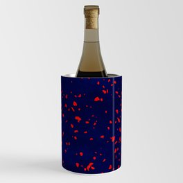 Terrazzo memphis blue galaxy orange Wine Chiller