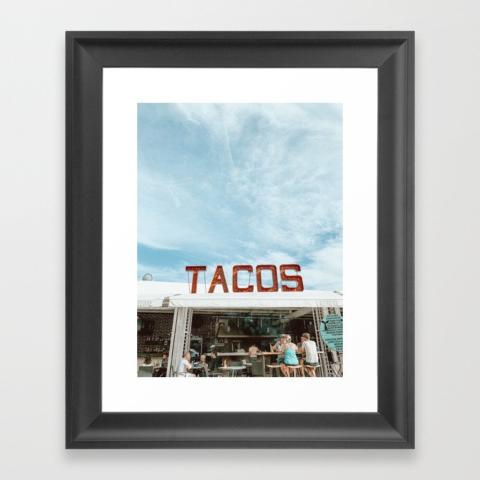 Taco Tuesday Framed Art Print