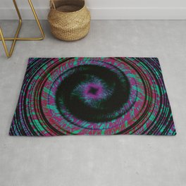 The Rabbit Hole Abstract Rug