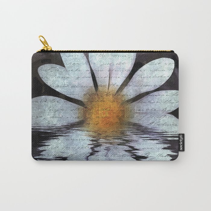 Reflection of a Daisy Digital Art version one Carry-All Pouch