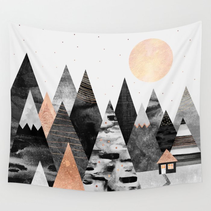 Little Cabin Wall Tapestry