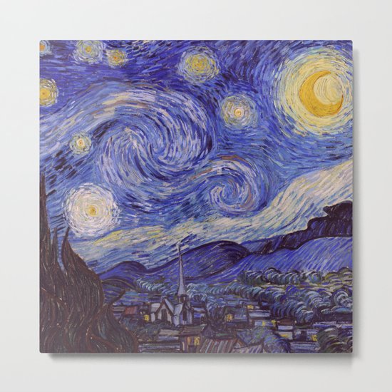 Vincent Van Gogh Starry Night Metal Print