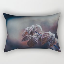Frosty Leaves Rectangular Pillow