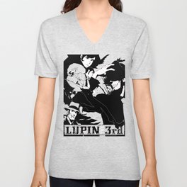 lupin the 3rd V Neck T Shirt