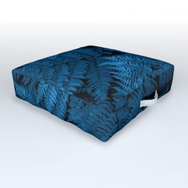 blue Fern Ivy Outdoor Floor Cushion