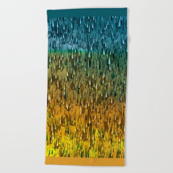 Raining Forest / Autumn 16-10-16 Beach Towel