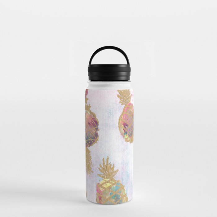 Sparkly Pineapples Water Bottle