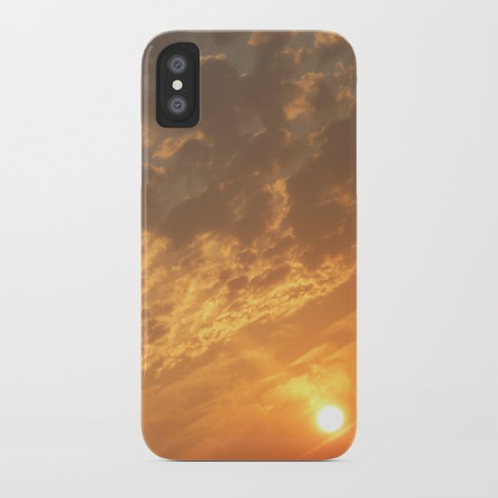 Sun in a corner iPhone Case