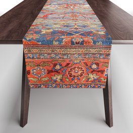 Sultanabad Antique Persian Rug Print Table Runner