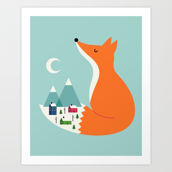 Discover the motif WINTER DREAMS by Andy Westface as a print at TOPPOSTER
