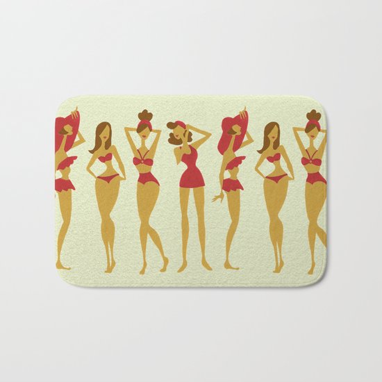 Brunette Beauties Bath Mat