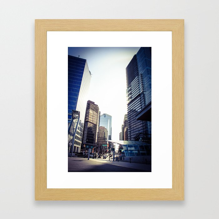 The City is Caving in Around You Framed Art Print