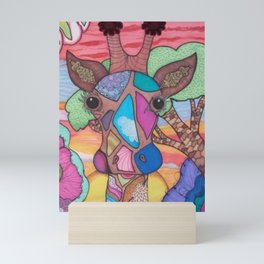 gorgeous giraffe Mini Art Print