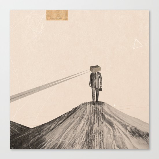 Walking Man Canvas Print