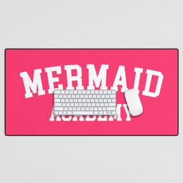Mermaid Academy Cute Quote Desk Mat